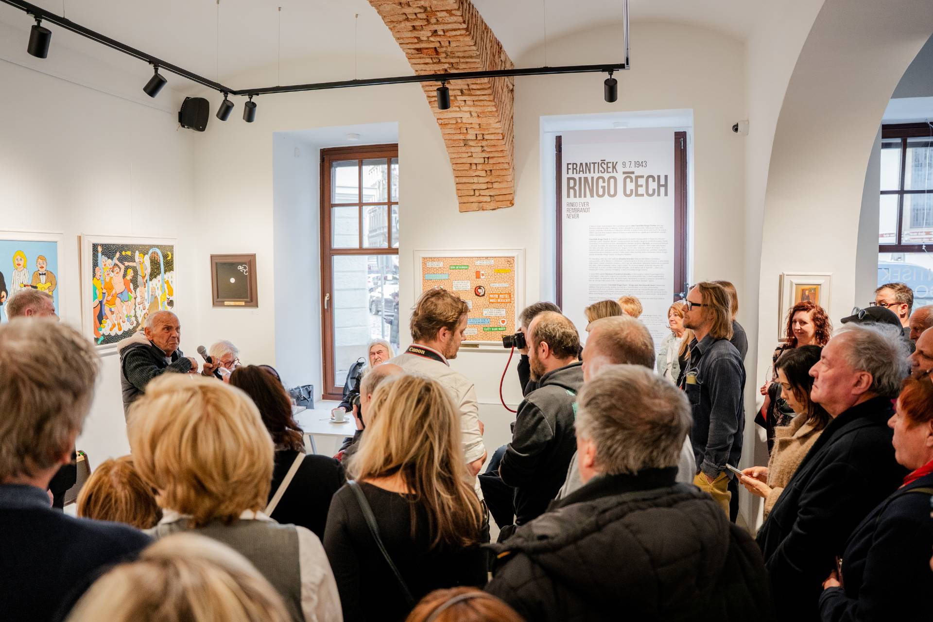 10. 4. 2025 | VERNISÁŽ VÝSTAVY FRANTIŠKA RINGO ČECHA A OTY JIRÁKA