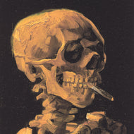 LEBKA SE ZAPÁLENOU CIGARETOU