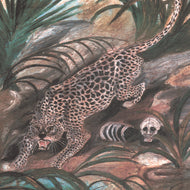 OCELOT WITH SKULL