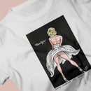 Tričko ODVRÁCENÁ TVÁŘ MARILYN MONROE