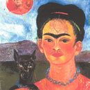 SELF PORTRAIT WITH DOG AND SUN