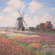 FIELDS OF TULIP WITH THE RIJNSBURG WINDMILL