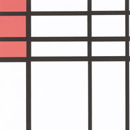 COMPOSITION IN RED, BLUE AND WHITE