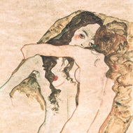 TWO WOMEN EMBRACING