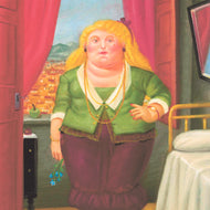 WOMAN IN FRONT OF A WINDOW