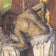 AFTER THE BATH, WOMAN DRYING HERSELF