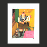 CIRCUS WOMAN IN HER TRAILER