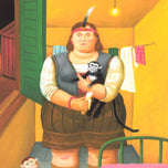 CIRCUS WOMAN IN HER TRAILER