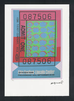 LINCOLN CENTER TICKET