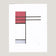 COMPOSITION WITH RED AND GREY