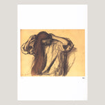 FEMME SE PEIGNANT
