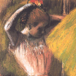 DANCER ARRANGING HER HAIR