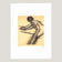 DANSEUSE ASSISE DE PROFIL