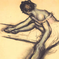 DANSEUSE ASSISE DE PROFIL
