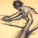 DANSEUSE ASSISE DE PROFIL