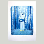 Lithograph LOST IN THE WOODS