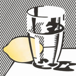 STILL LIFE WITH LEMON AND GLASS