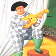 HARLEQUIN WITH GUITAR