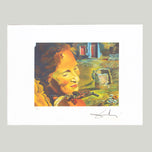 PORTRAIT OF GALA WITH TWO LAMB CHOPS BALANCED ON HER SHOULDER