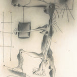 NAKED WOMAN CLIMBING A STAIRCASE