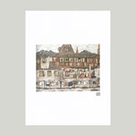 HOUSE WITH DRYING LAUNDRY