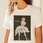 Tričko ODVRÁCENÁ TVÁŘ MARILYN MONROE