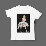 Tričko ODVRÁCENÁ TVÁŘ MARILYN MONROE
